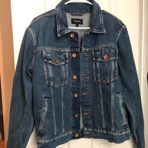 Denim trucker jacket